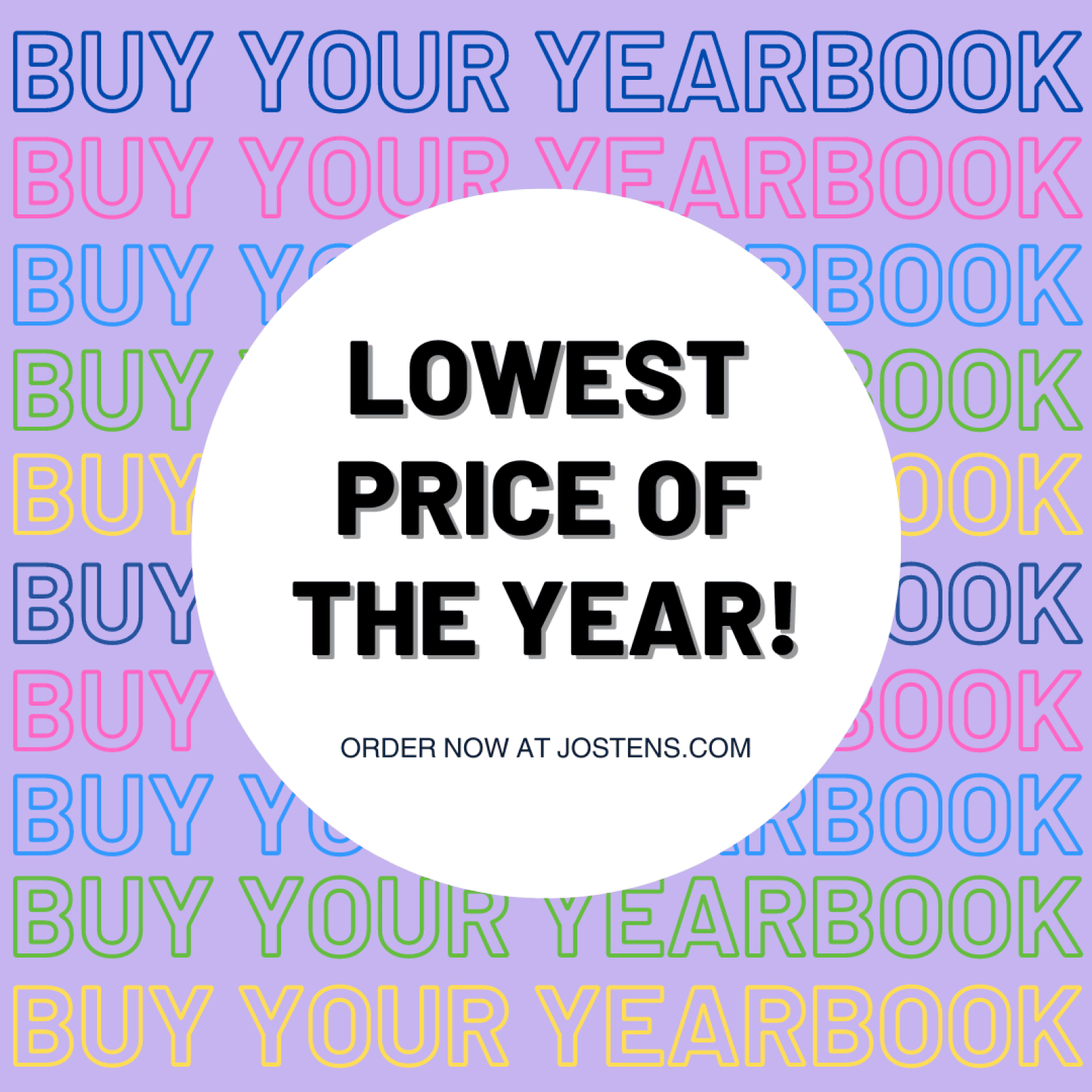 lowest price of year - yearbook orders